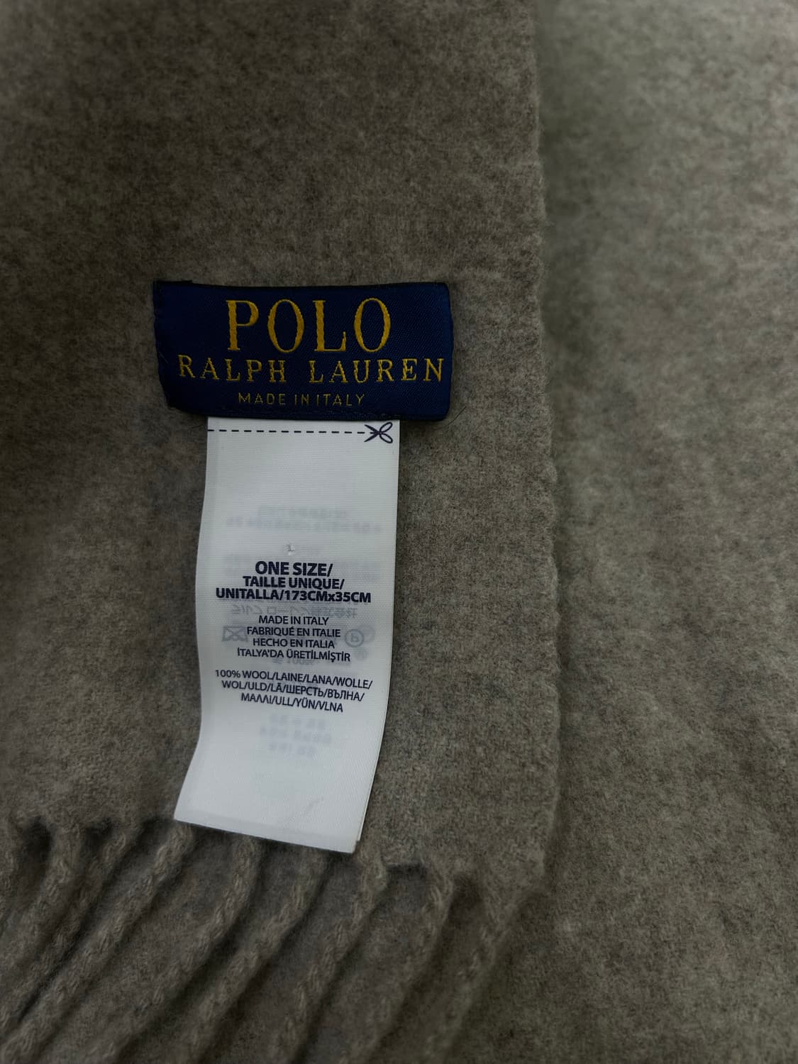 폴로랄프로렌 울 머플러/오트밀 상품이미지3