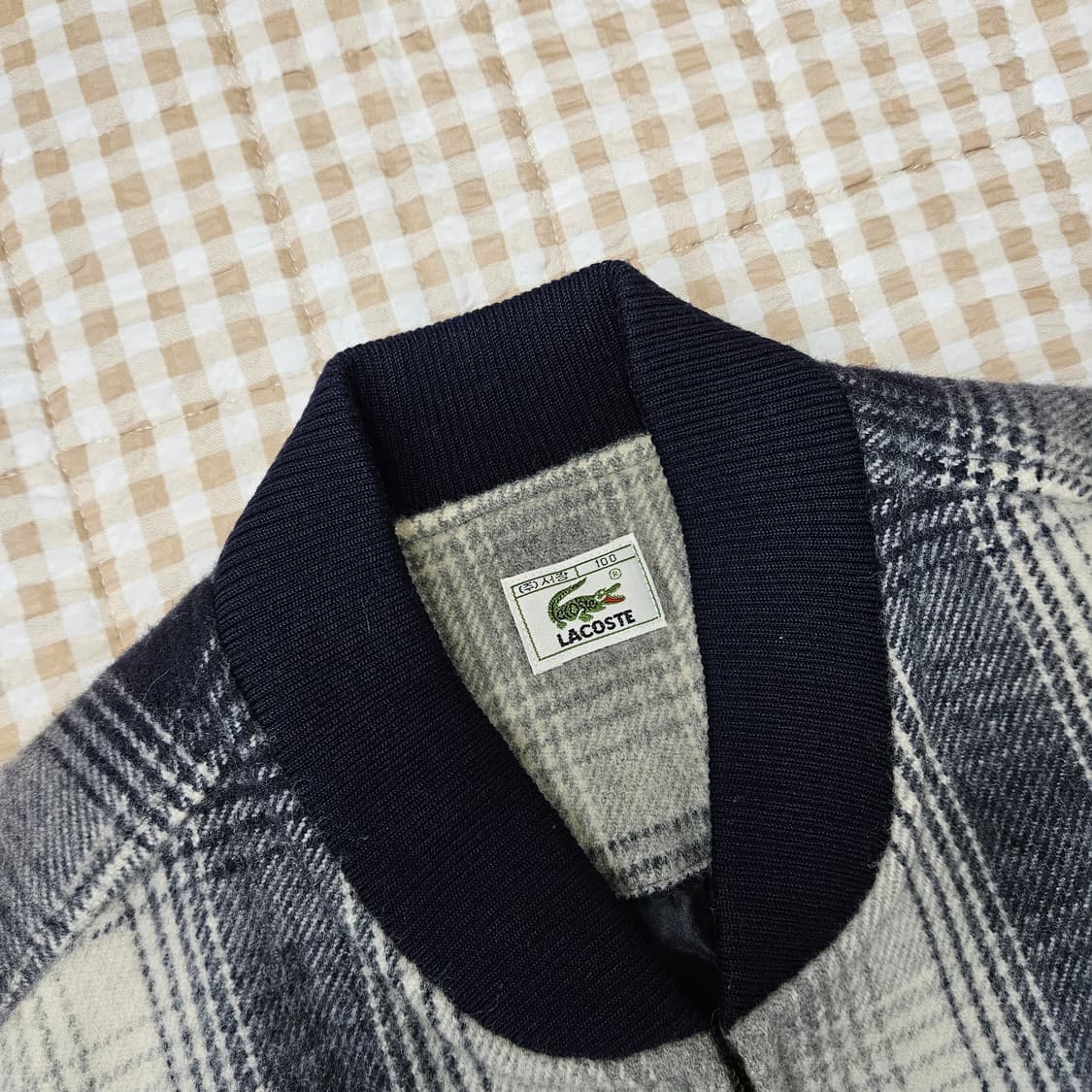 라코스테 울100 집업점퍼 남자100 상품이미지2