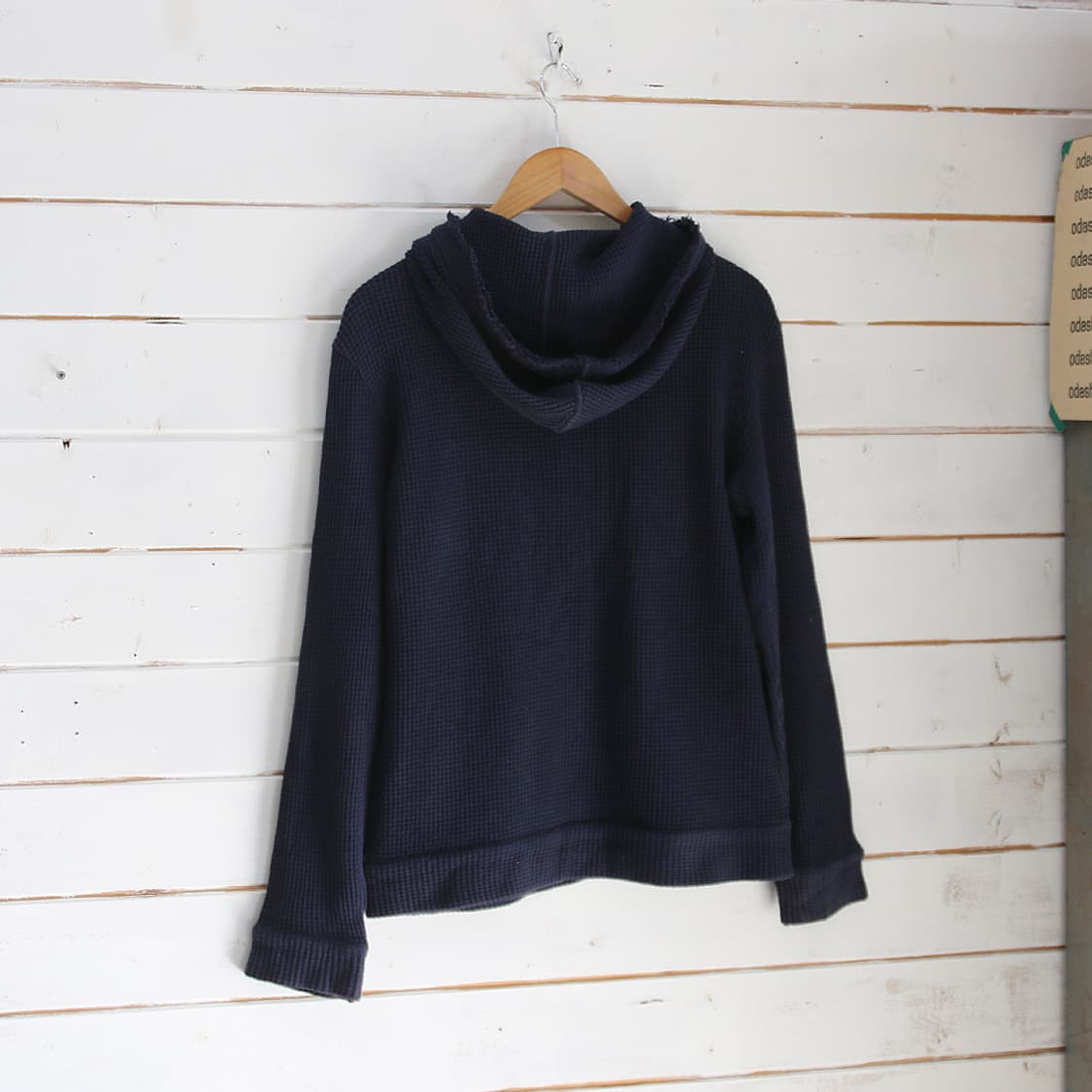 (착용컷) ARMANI EXCHANGE 와플 후드 티셔츠 (100) 상품이미지3