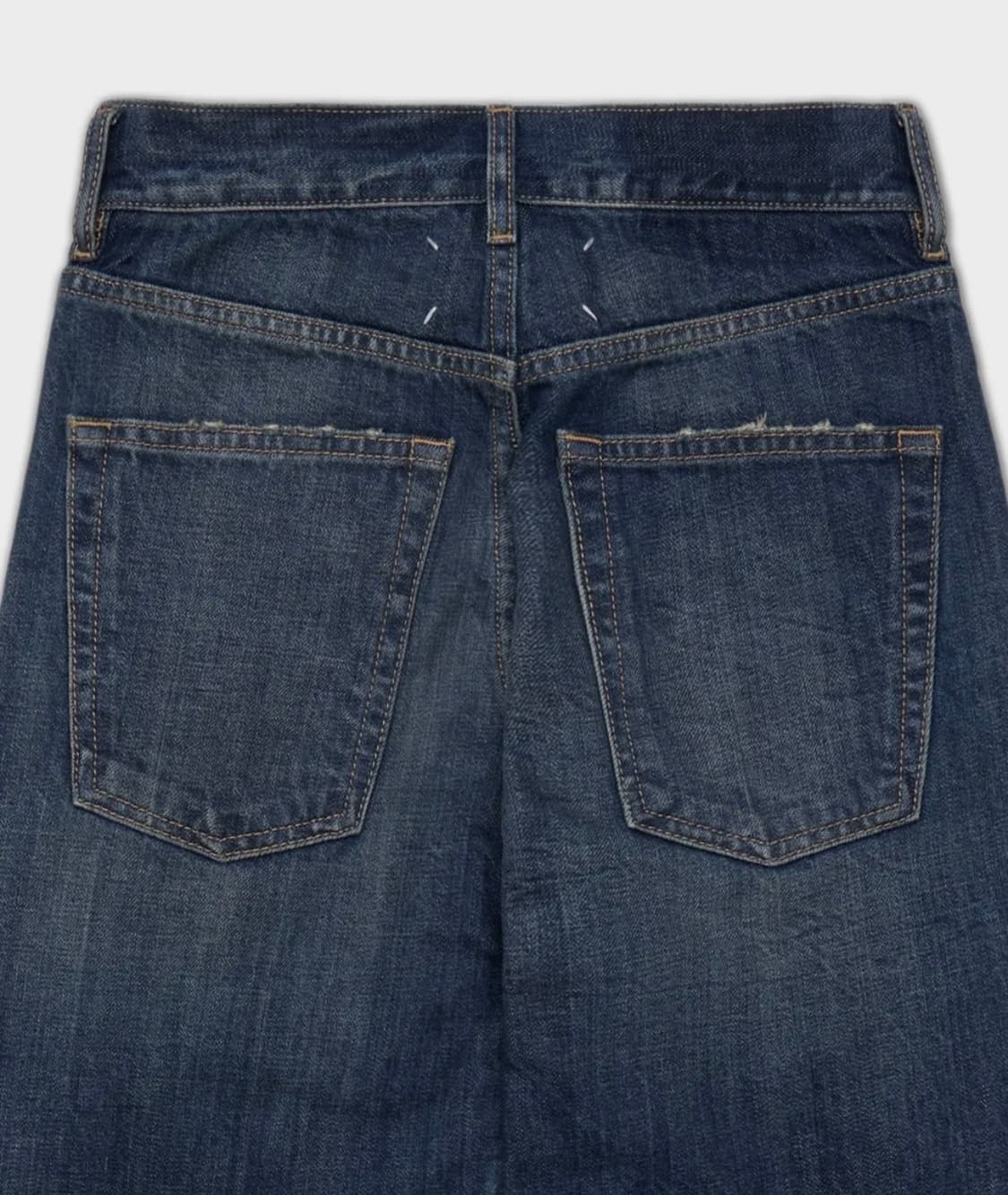 급처(새상품) 메종 마르지엘라 스트레이트 데님 팬츠 블루 상품이미지5