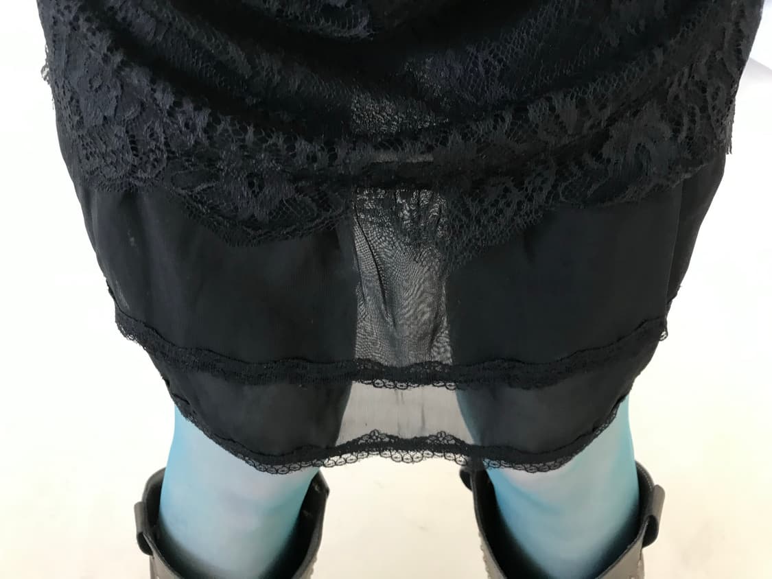 vintage black lace one-piece 상품이미지6