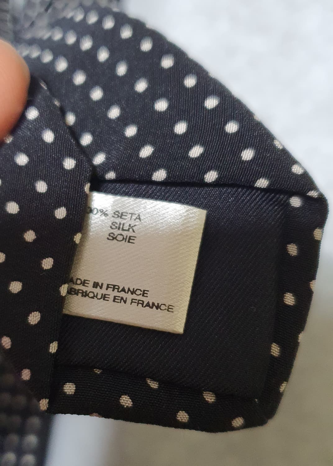 생로랑 에디슬리먼 도트 스키니 타이 F 넥타이 상품이미지4