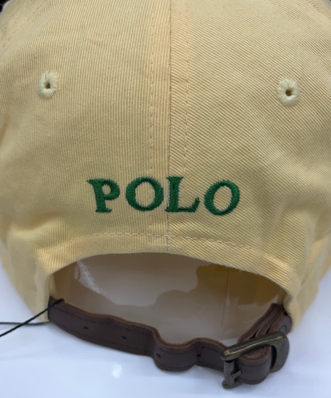 폴로 랄프로렌 데드스탁 옐로우 볼캡 상품이미지4