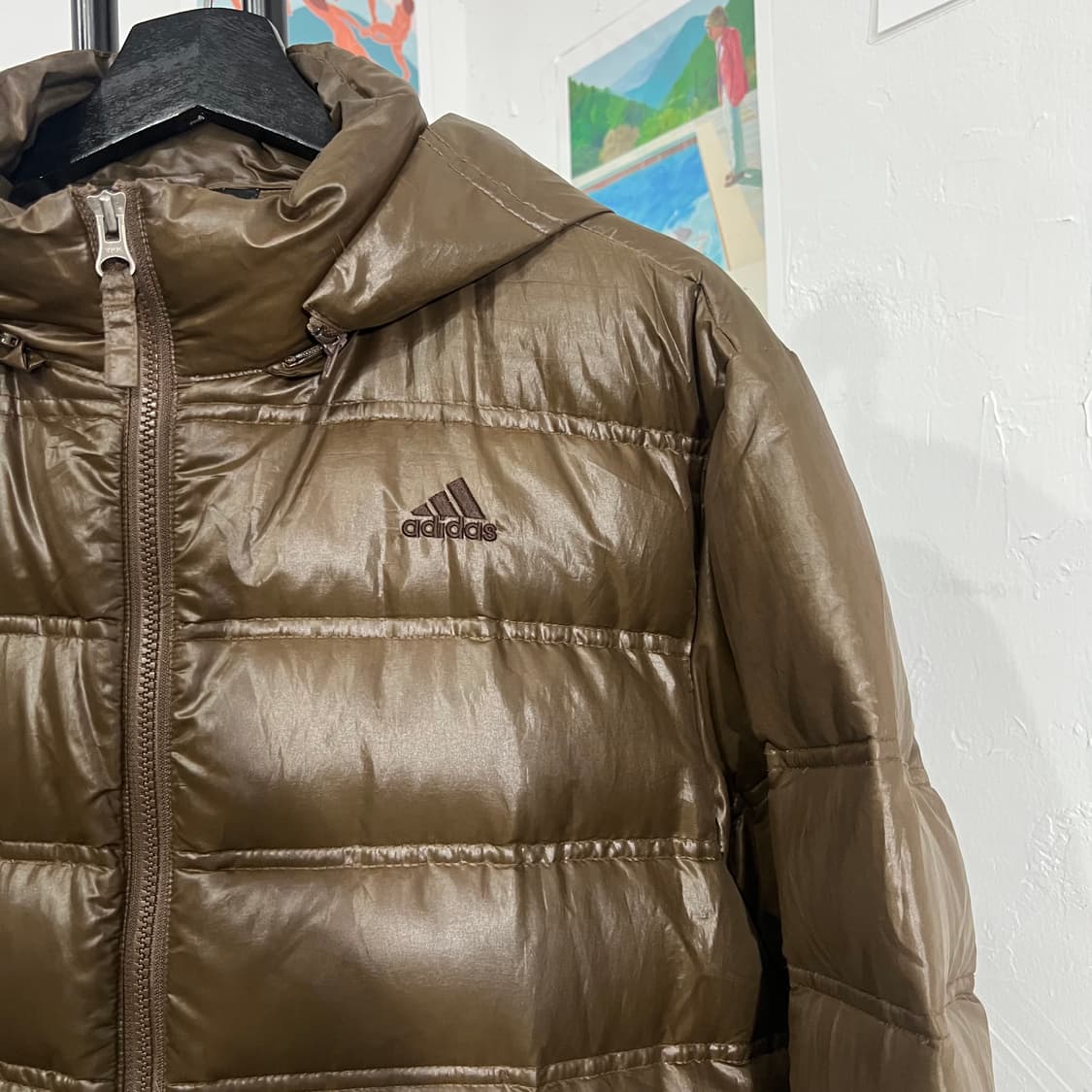아디다스 다운 후드 패딩 상품이미지5