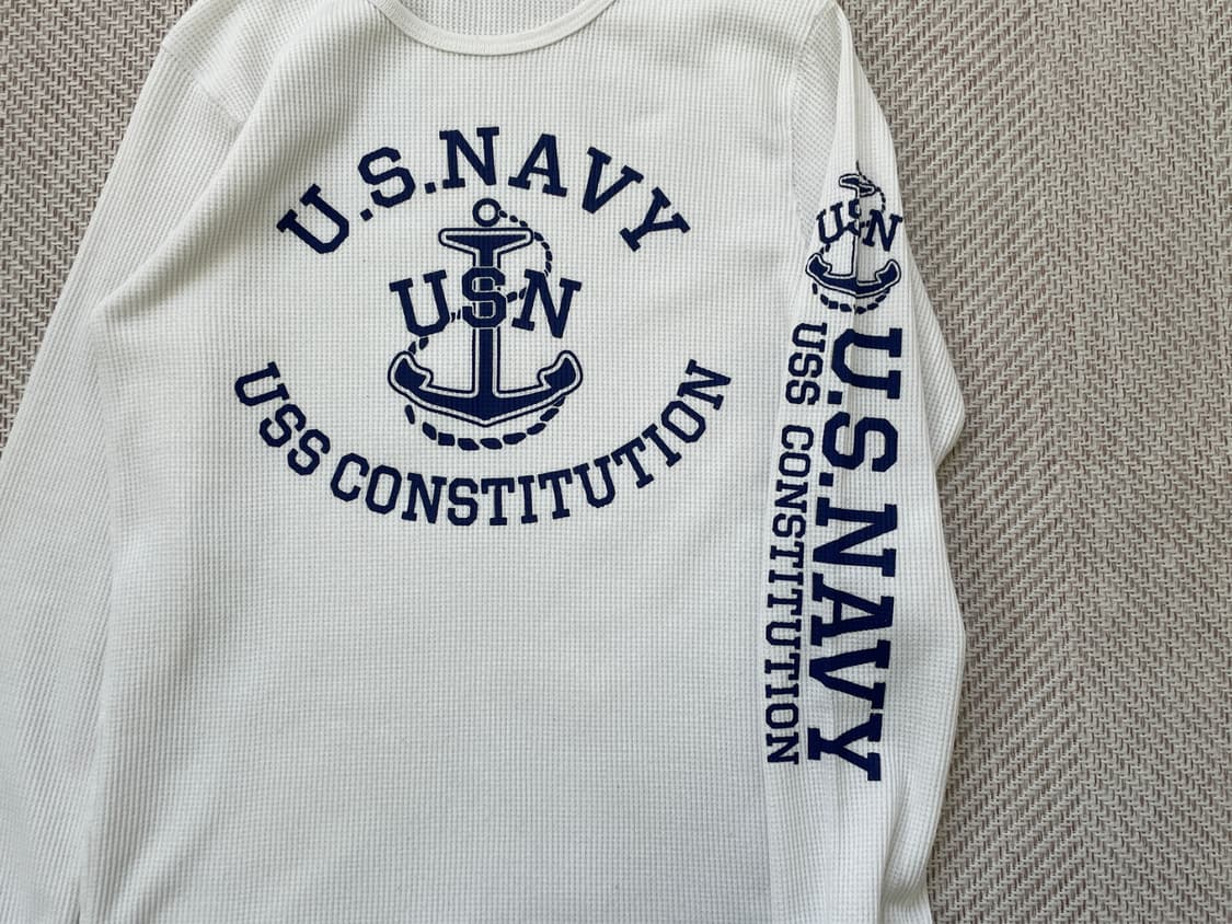 빈티지 u.s navy 와플 롱슬리브 J04022 상품이미지4