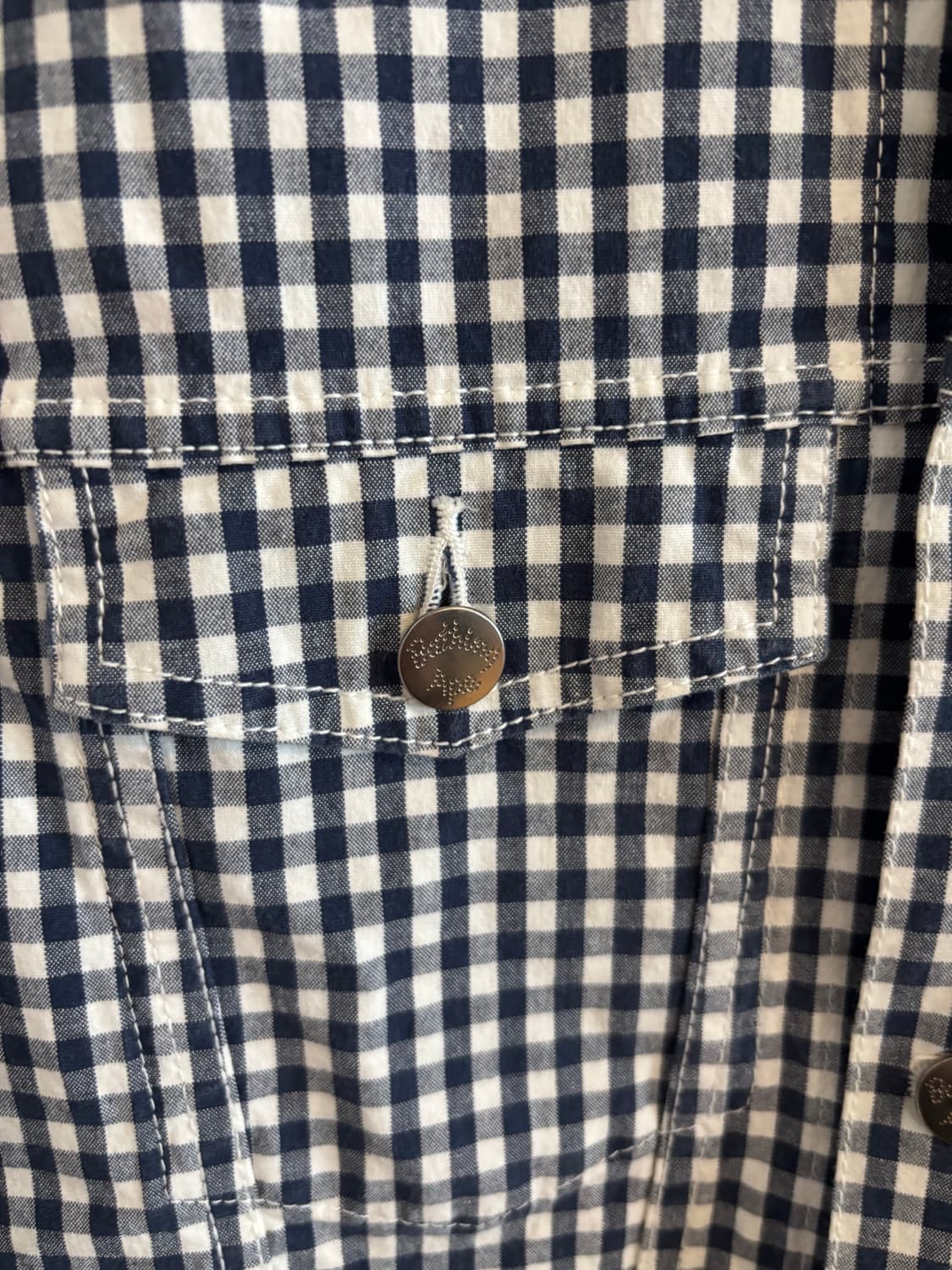 베이프 체크 자켓 상품이미지2