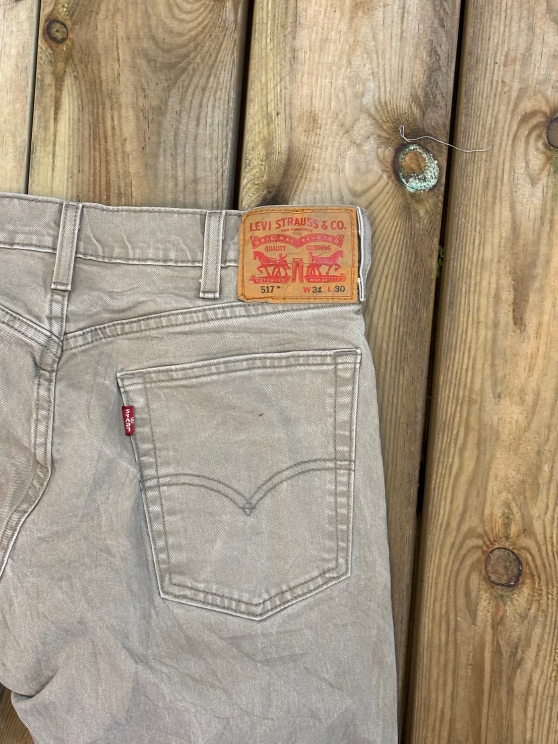 Levi’s 517 베이지 부츠컷 팬츠 상품이미지9