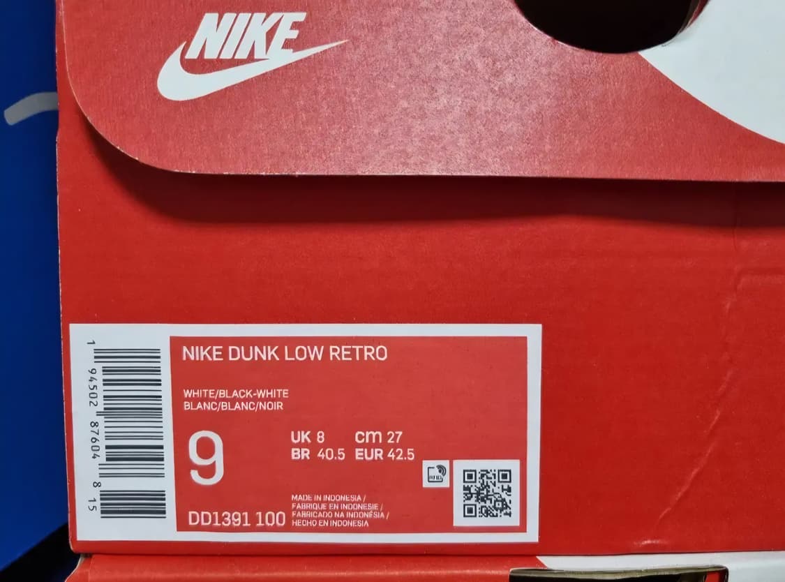 [235][270]나이키 덩크 로우 범고래 블랙  상품이미지3