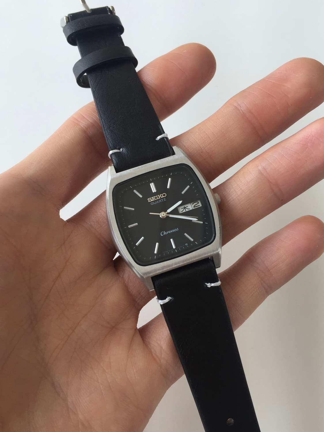 80s seiko chronos square quartz 상품이미지3