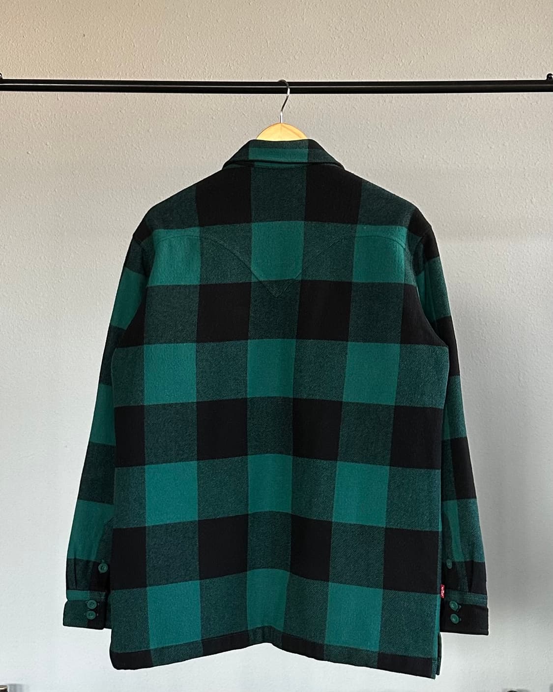 [L]리바이스 Levi's 타탄 체크 플란넬 집업 워크 자켓 상품이미지6