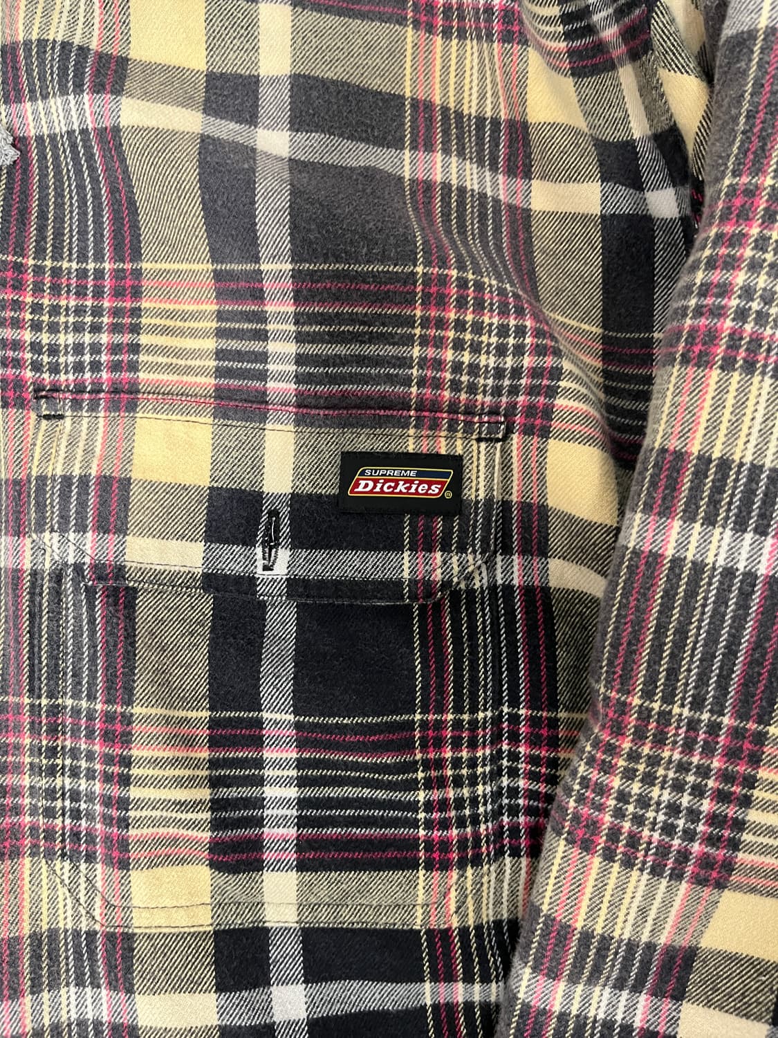 [XL] 슈프림 디키즈 플레이드 후드 집업 자켓 상품이미지4