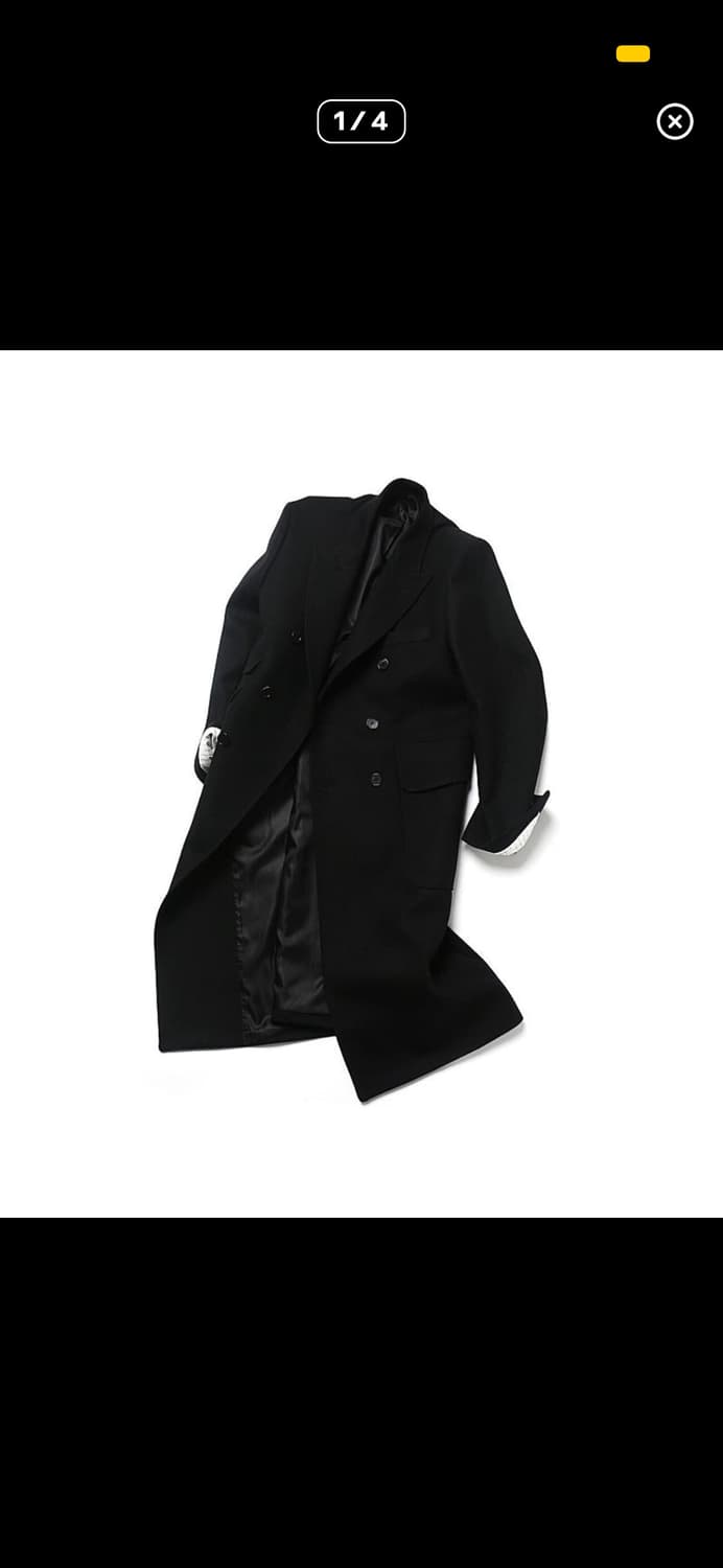 Yearsago 타임리프 블랙코트 상품이미지1