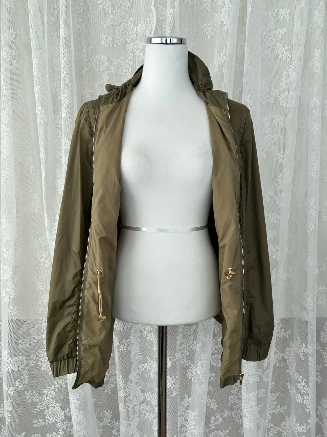 S) 토리버치 바람막이 야상 자켓 카키 상품이미지3