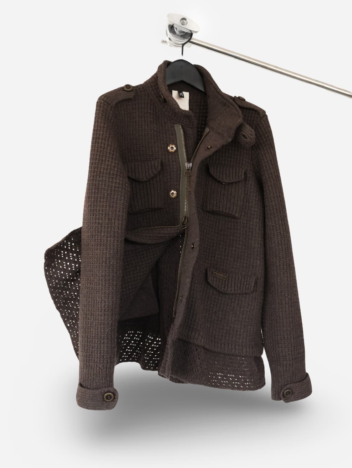 Bark Wool Knit Jacket 상품이미지2