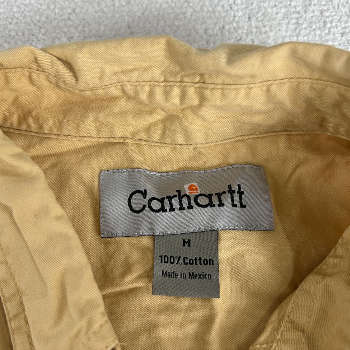 칼하트 머스타드 컬러 셔츠 m 상품이미지2