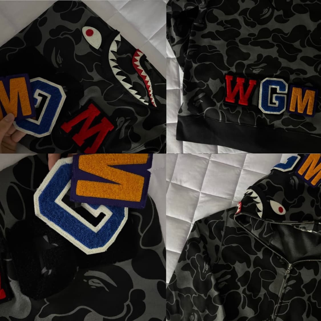 [초희귀 한정매물] 베이프 디태쳐블 샤크후드 블랙 상품이미지8