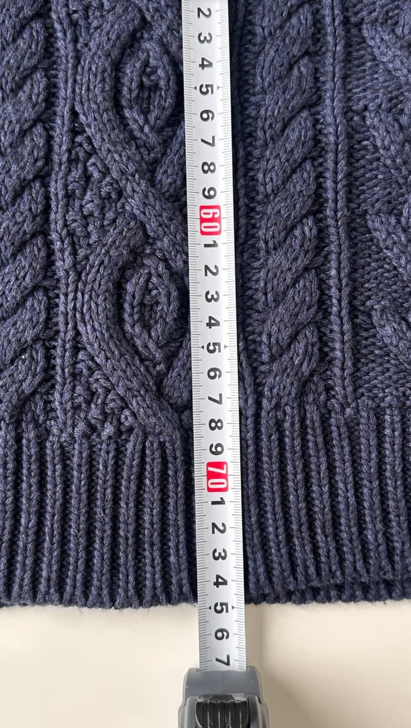 폴로 캐시미어 아란 니트XL 상품이미지8