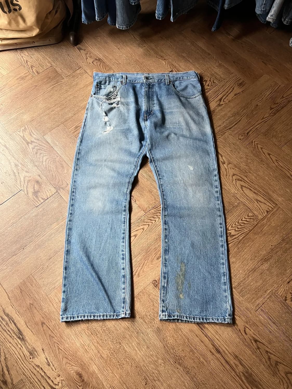 [38]리바이스 517 디스트로이드 플레어 데님 팬츠 상품이미지1