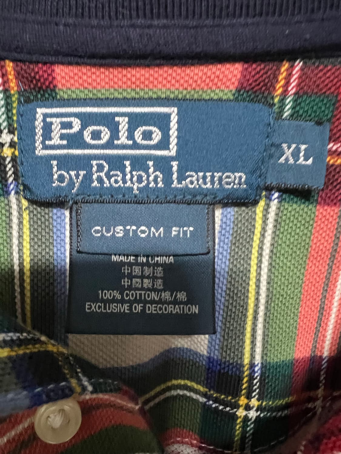 빅 포니 플레이드 폴로 셔츠 상품이미지3