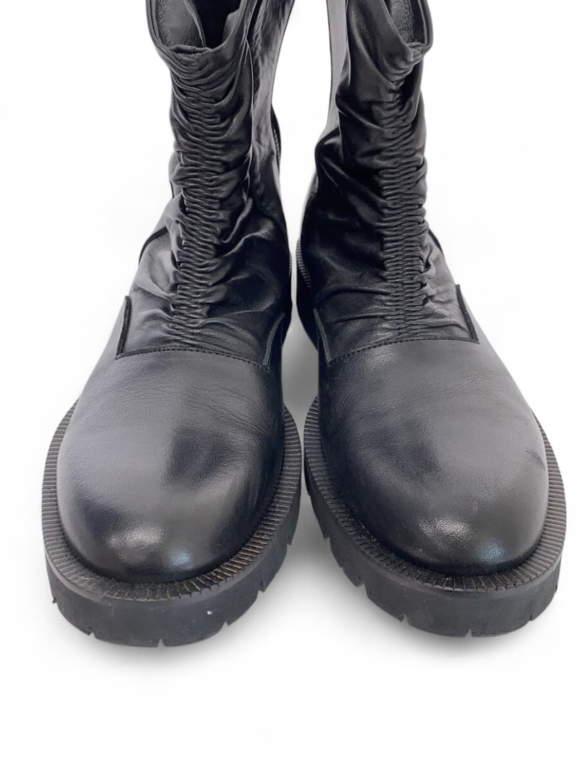 요지 야마모토 가죽 부츠 집업 상품이미지3