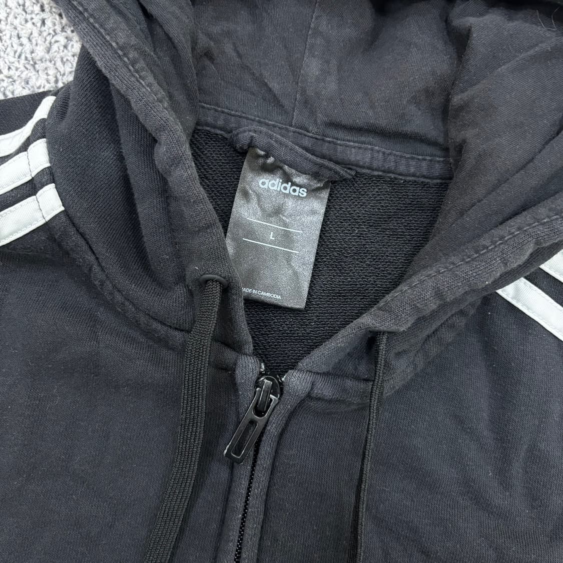 L 아디다스 남성 후드 집업 자켓 0324J 상품이미지2