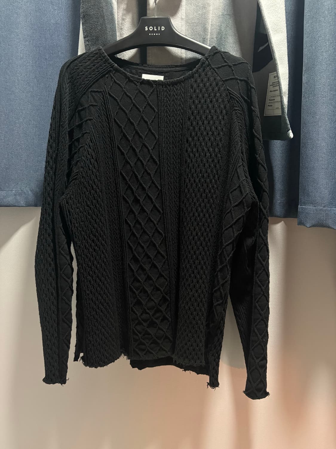 CAL O LINE 그런지 니트 상품이미지1