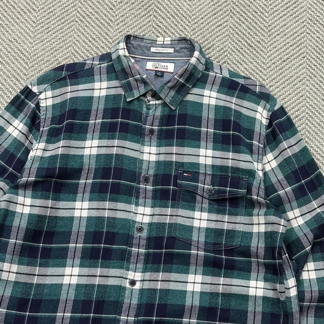 타미힐피거데님 체크 셔츠 v2688 상품이미지3
