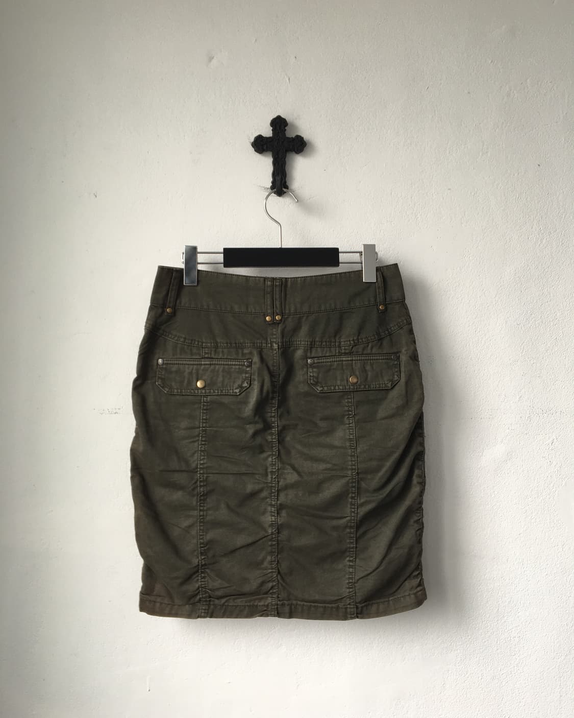 Avirex shirring pocket point skirt 상품이미지2