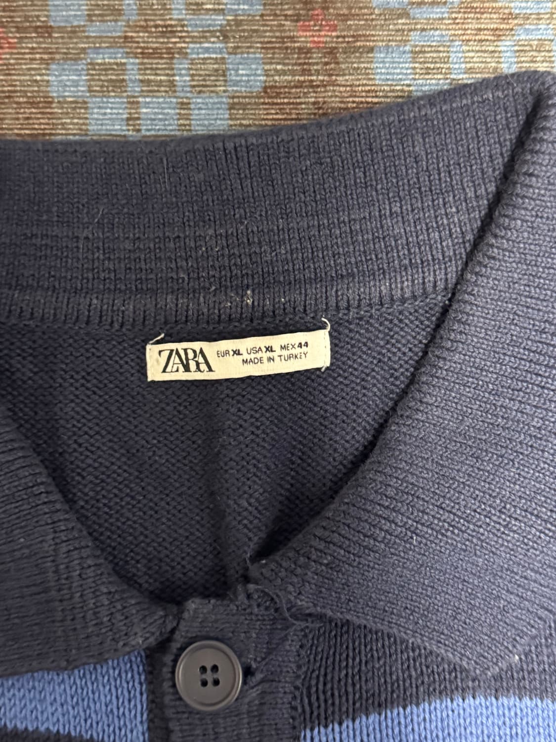 Zara 자라 체커보드 니트 상품이미지2