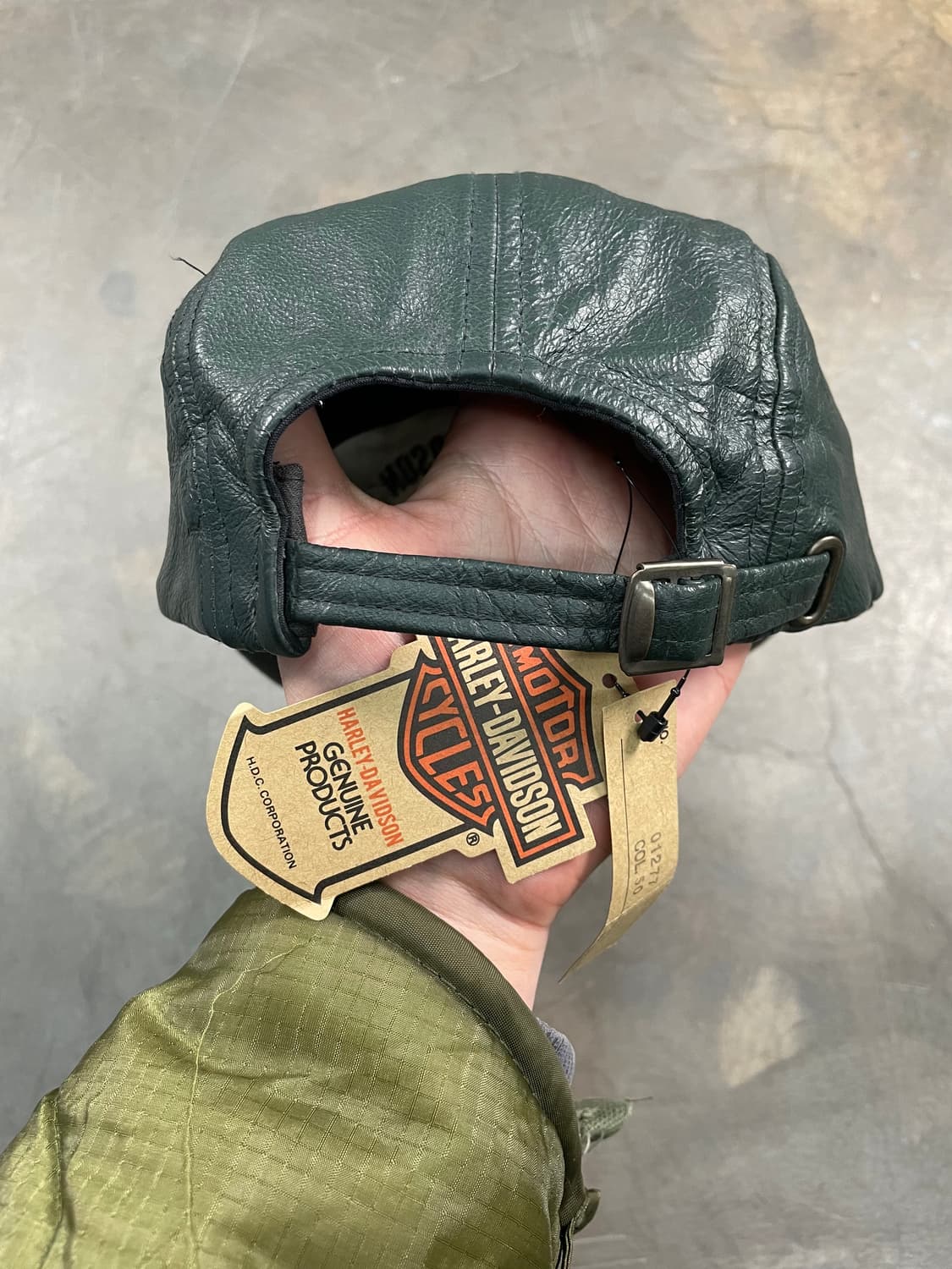 할리데이비슨 데드스탁 카우레더 캠프 캡 상품이미지6