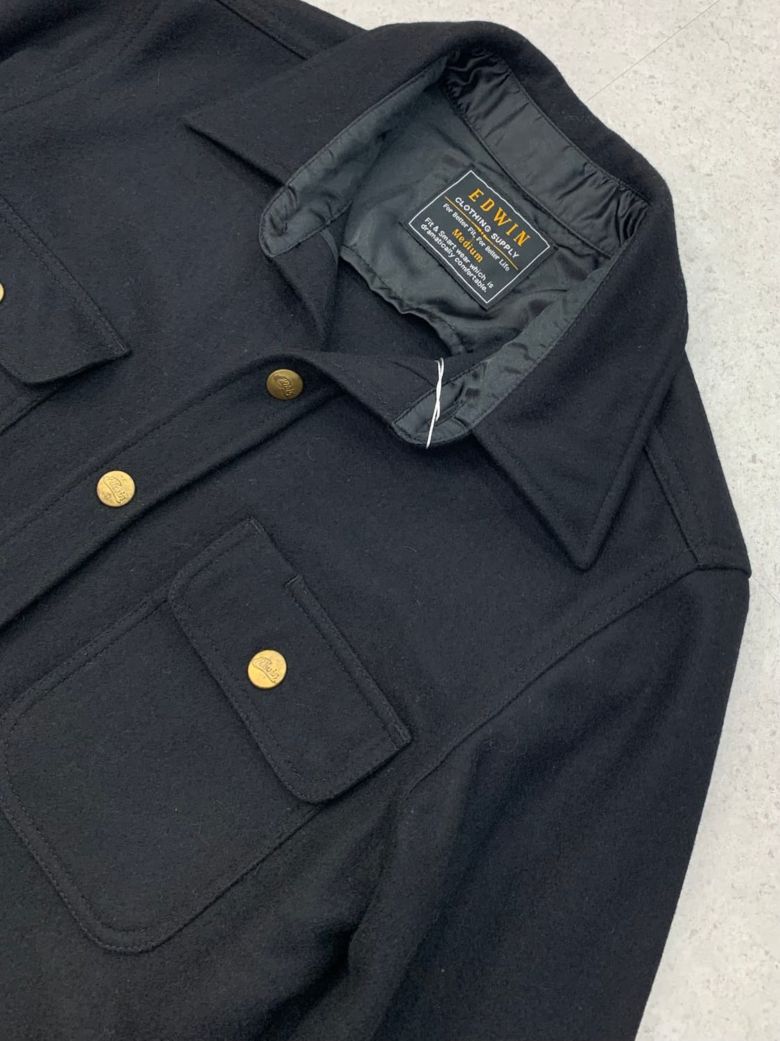 Edwin 에드윈 울 워크셔츠 상품이미지3