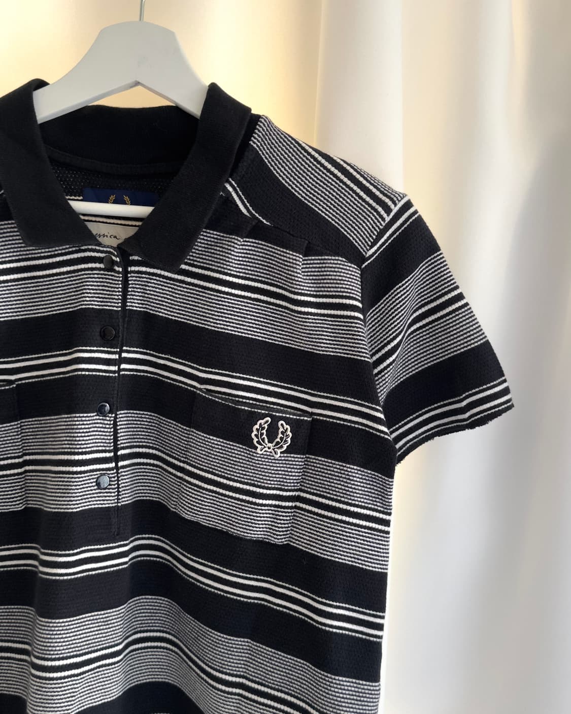 [FRED PERRY]stripe drawstring polo shirt 상품이미지4