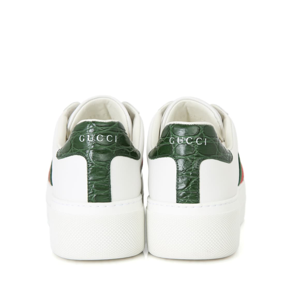 구찌 에이스 스니커즈 화이트 플랫폼 삼선 슈즈 여성운동화 791399 상품이미지6