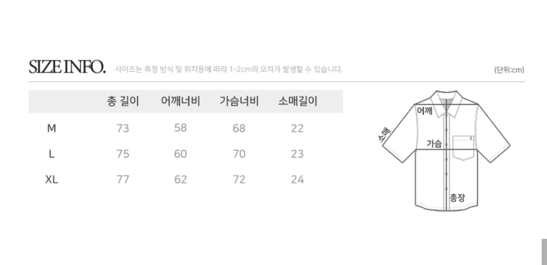 트릴리온 레인 슬럽 워싱 오버핏 데님 반팔 셔츠 (BLACK) 상품이미지3