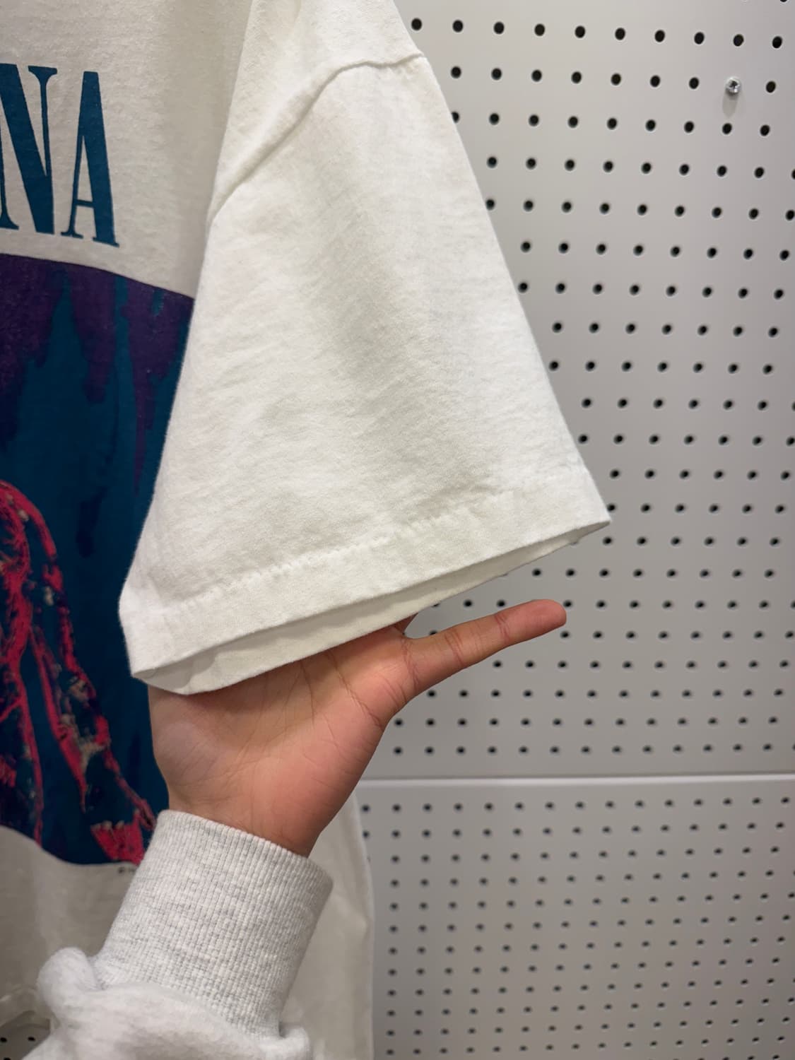 너바나 In Utero 프린트 반팔 티셔츠 U447 상품이미지4