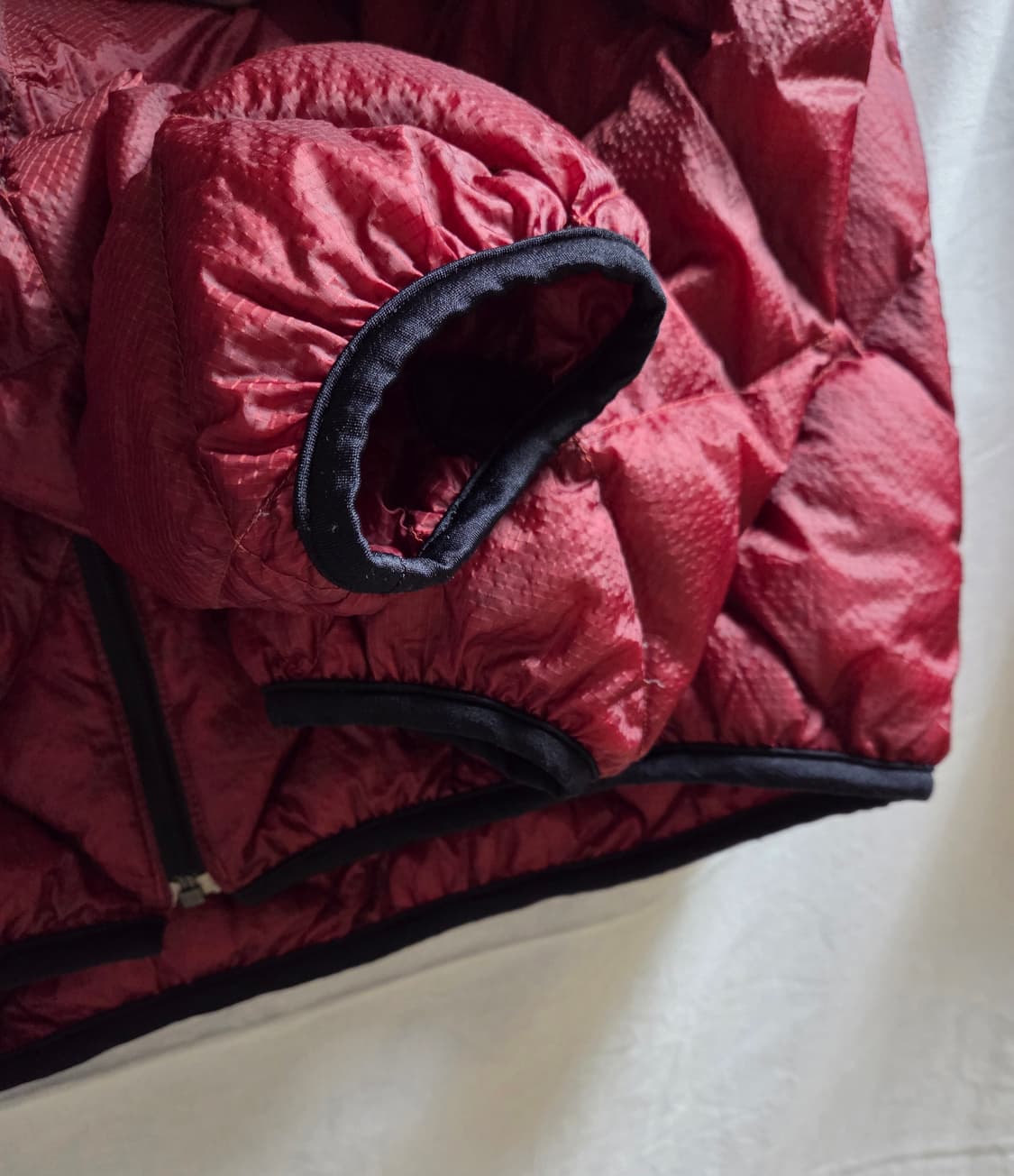 문스톤 구스다운 다이아 퀼팅 경량 패딩 XL 상품이미지8