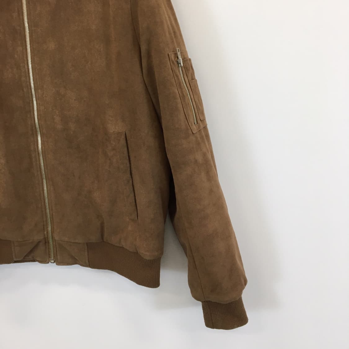 ZPLISH 지플리시 스웨이드 블루종점퍼 L 상품이미지3