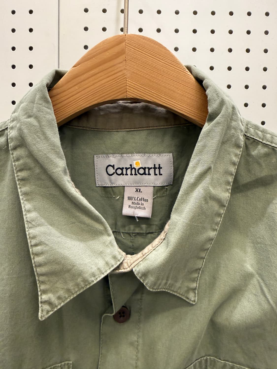 칼하트 투포켓 반팔 워크셔츠 라이트그린 U1348 상품이미지5