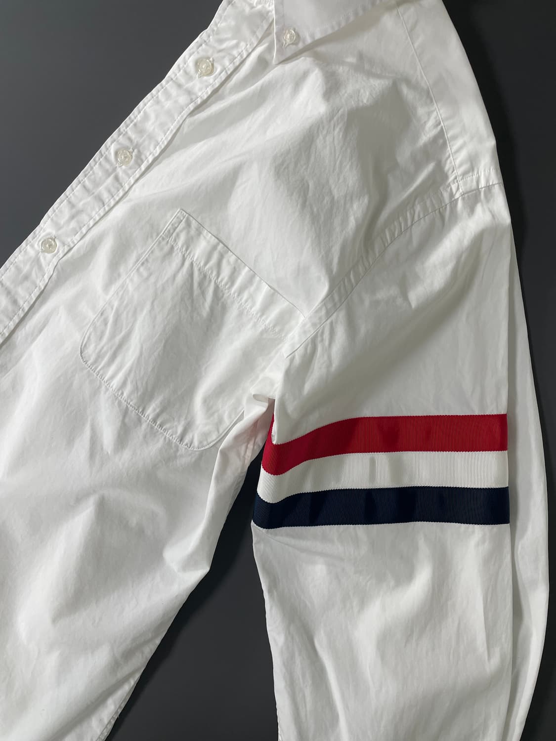 [3] 톰브라운 삼선 완장 포플린 셔츠 MADE IN USA 상품이미지4