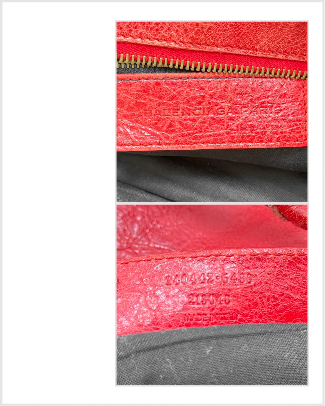 발렌시아가 클래식 데이 호보백 레드 상품이미지8