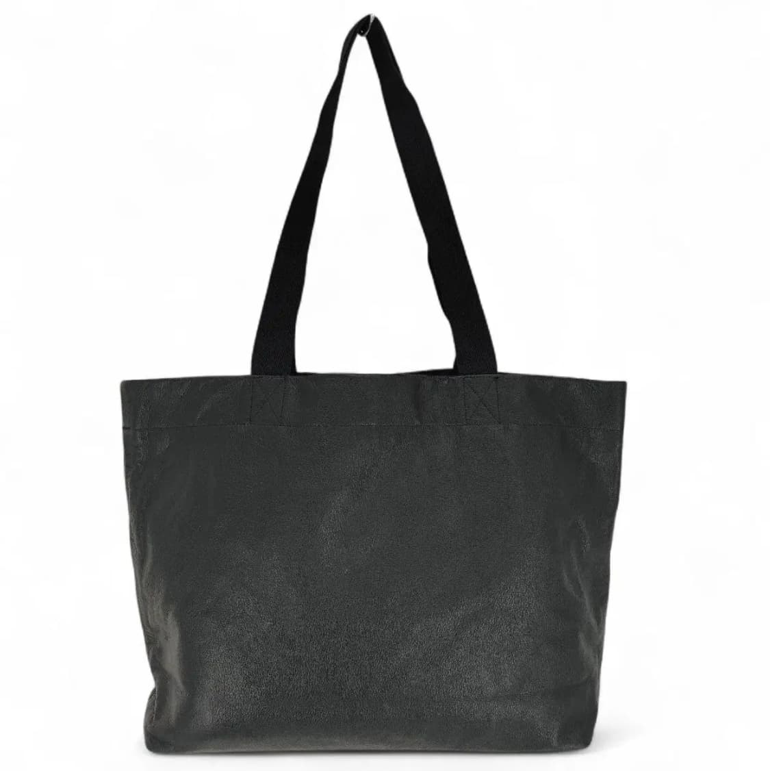 요지 야마모토 카우레더 레터링 토트백 상품이미지2