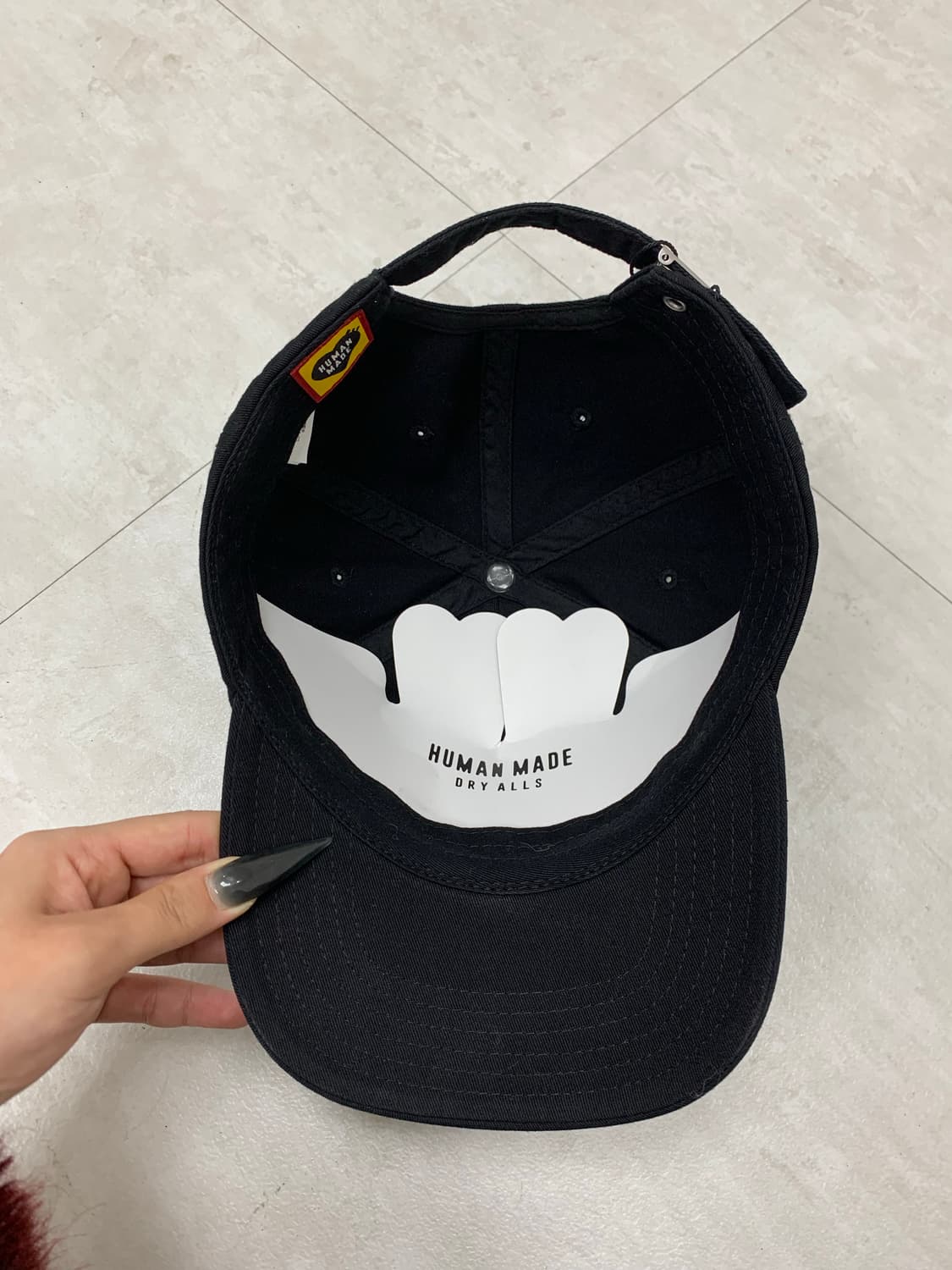 휴먼메이드 패치 디테일 블랙 볼캡 #298 상품이미지7