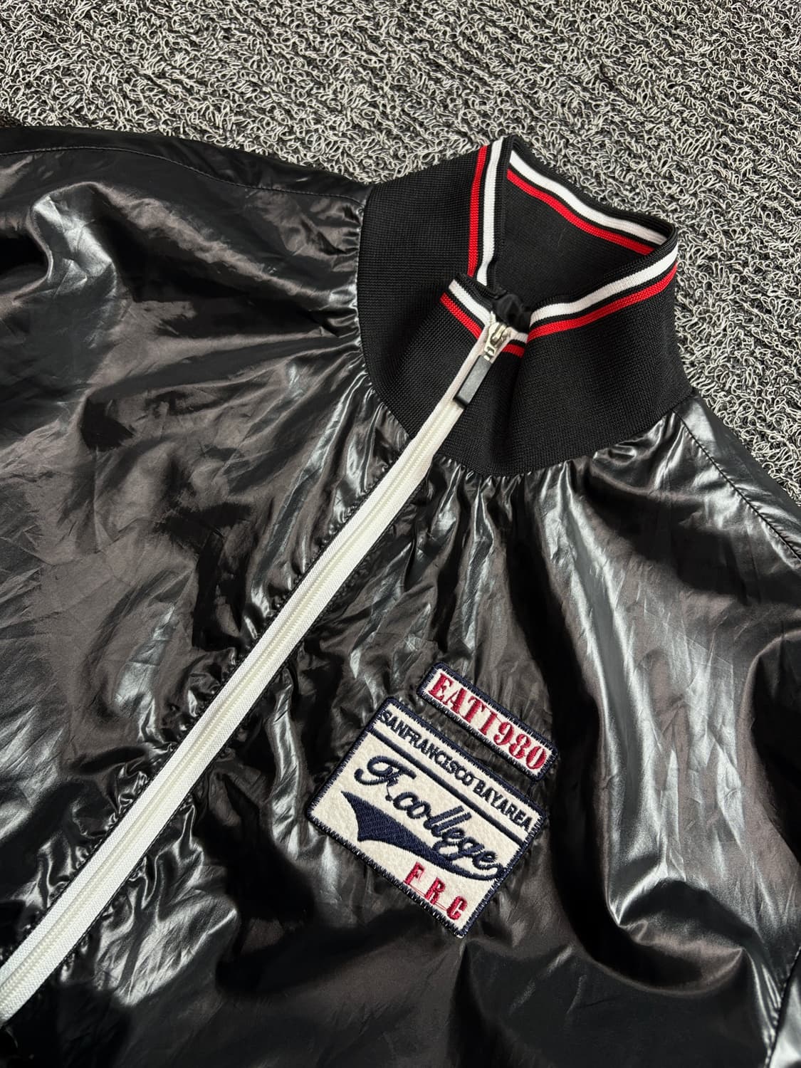 FRANKLYN 빅로고 글로시 바시티 바람막이 자켓 2581 상품이미지3