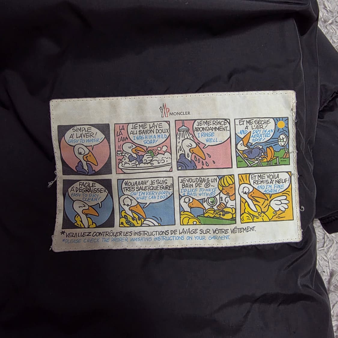 {클로젯}[3][여분단추,삼각택 구성]몽클레어 클루니 롱 다운 패딩 자켓 상품이미지4