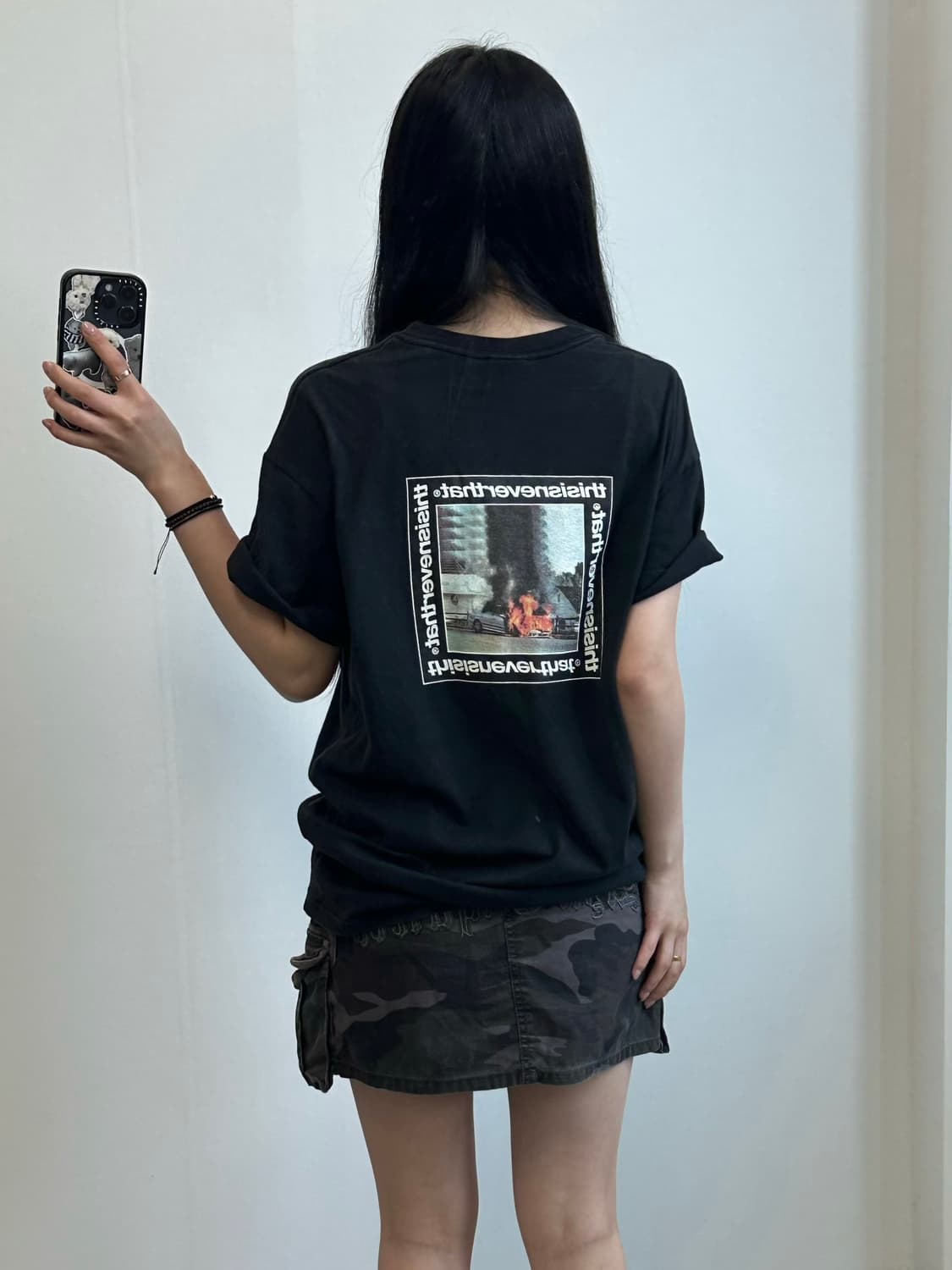 디스이즈네버댓 블랙 반팔 티셔츠 상품이미지1