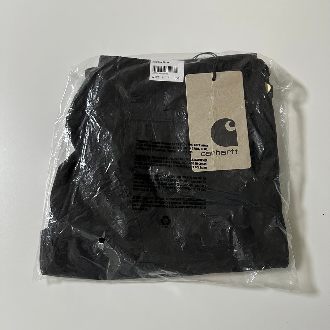 칼하트 WIP 에비에이션 쇼츠 블랙  상품이미지5