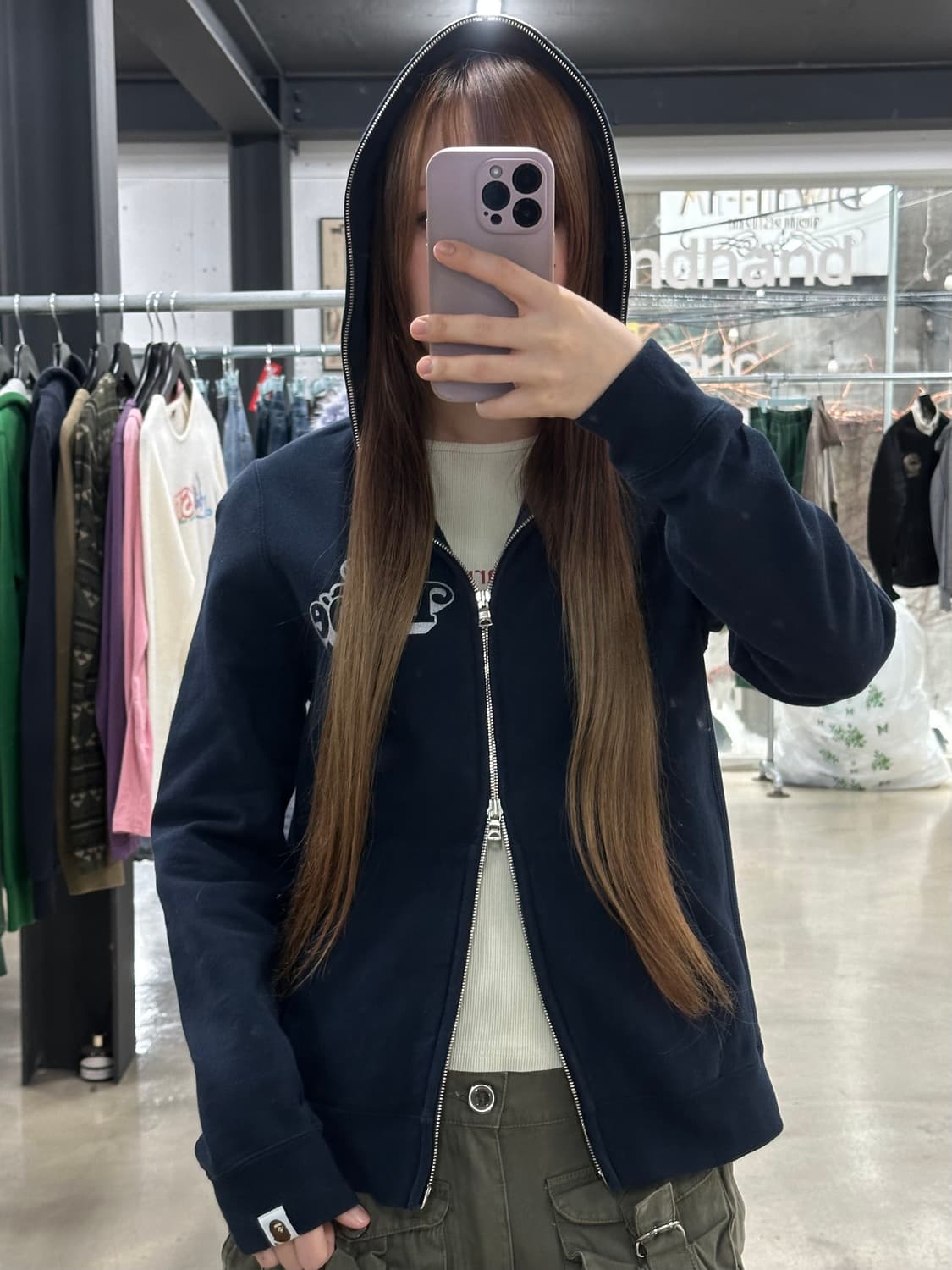 베이프 마일로 사파리 풀 후드집업  상품이미지4