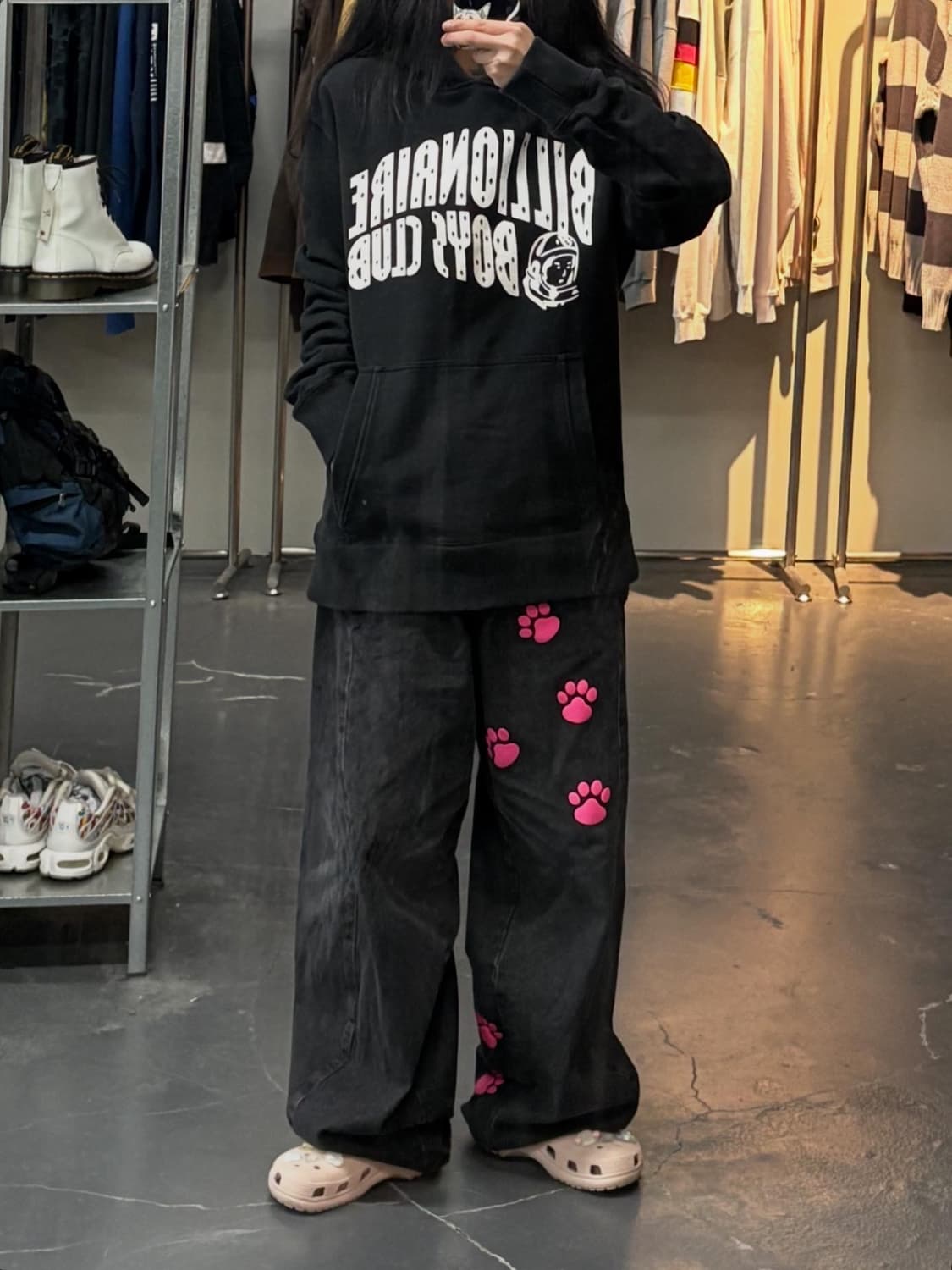 빌리네어보이즈클럽 클래식 커브 로고 후드티 A2404 상품이미지1