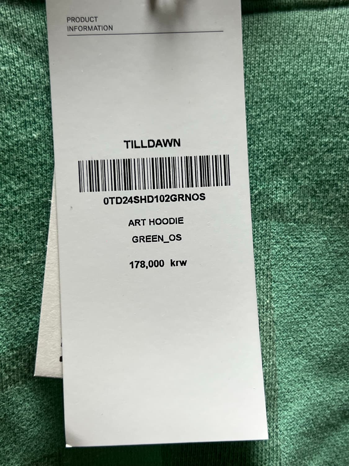 틸던 후드티  상품이미지3