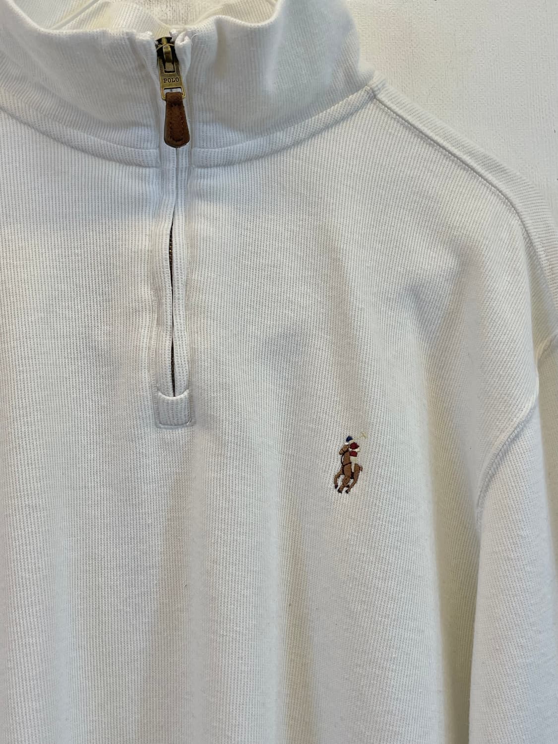 정품 폴로랄프로렌 니트 하프집업 반집업 폴로니트M (큐알인증가능)  상품이미지6